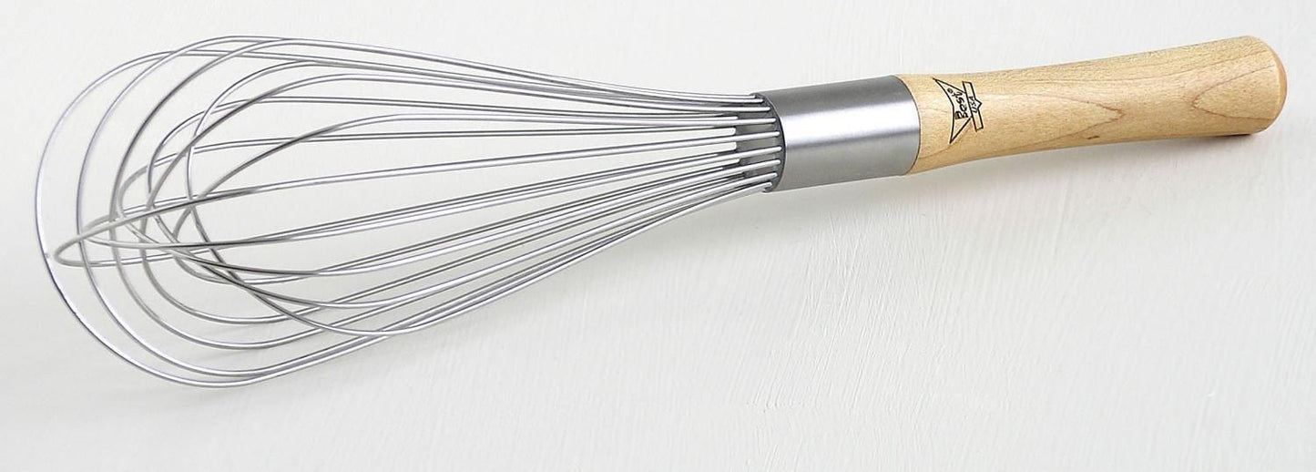 Best USA 12" Balloon Whip Wood Handle - Kitchenalia Westboro