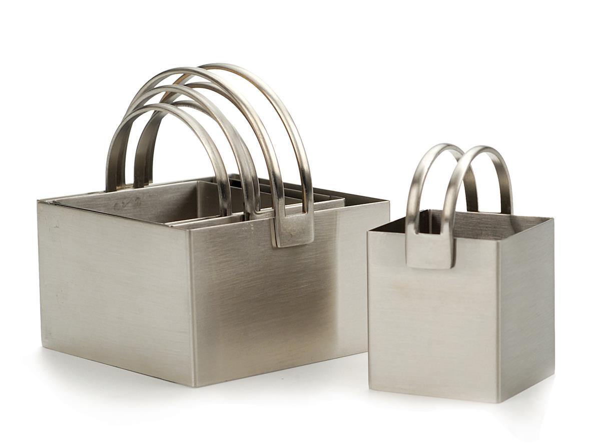 RSVP Square Biscuit Cutter Set Of 4 - Kitchenalia Westboro