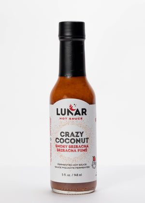 Lunar Hot Sauce Crazy Coconut Smoky Sriracha 5fl.oz