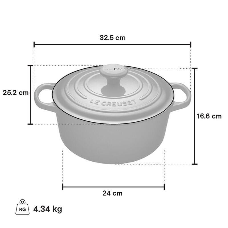 Le Creuset Round French Oven 4.2L White