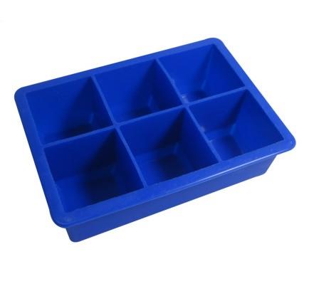 Kitchen Basics 2" Silicone Ice Cube Mould Blue