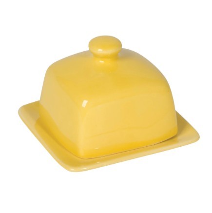 Now Designs Butter Dish - Square Lemon