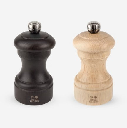 Peugeot Mill Set - Bistro Duo Chocolate/Natural 10cm