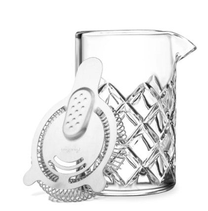 Final Touch Yarai Mixing Pitcher With Strainer - 400ml Glass