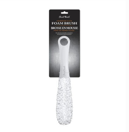 Final Touch Foam Brush - Champagne & Flute Glass