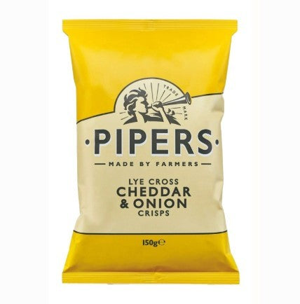 Piper's Crisps - Lye Cross Cheddar & Onion