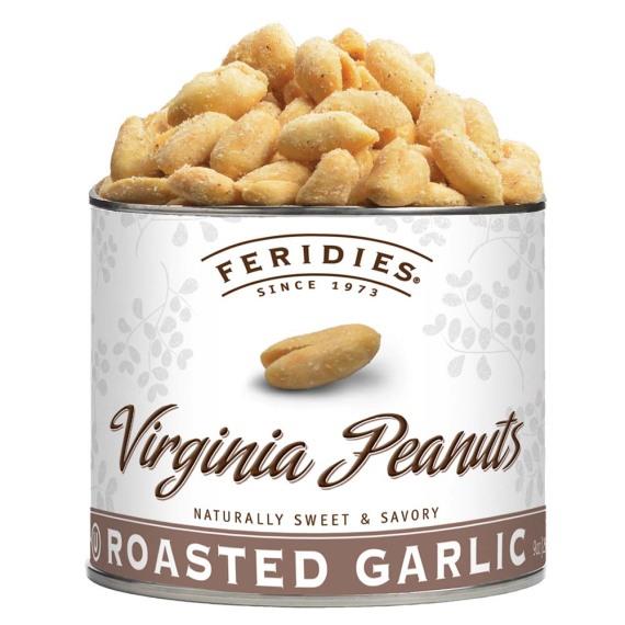 Feridies Roasted Garlic Virgina Peanuts - 9oz
