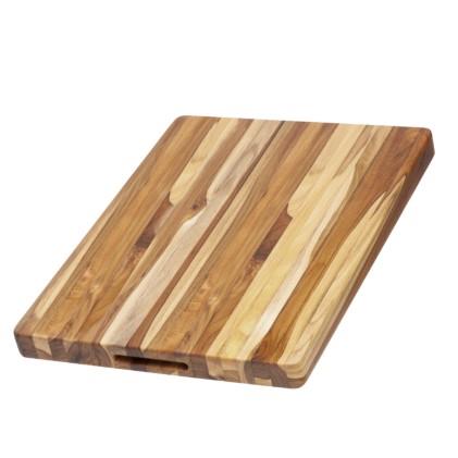 Teak Haus Traditional 20x15x1.5" Edge Grain Cutting Board