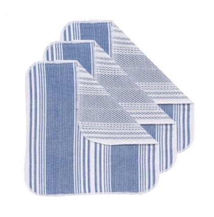 Now Designs Royal Blue Scrub-It Dishcloth Set of 3