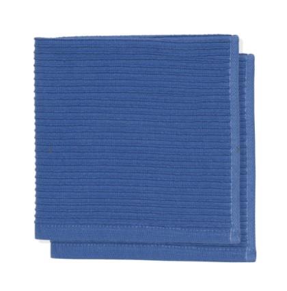 Now Designs Royal Blue Ripple Dishcloths Set of 2