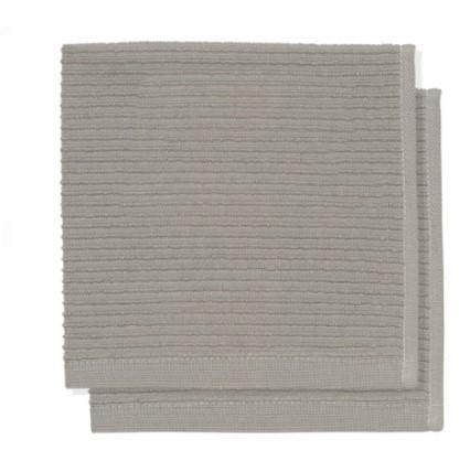 Now Designs London Gray Ripple Dishcloths Set of 2