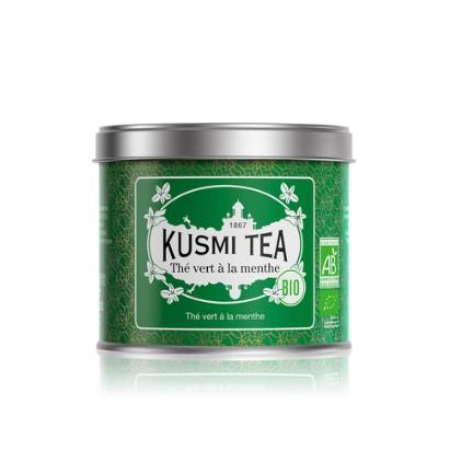 Kusmi Organic Spearmint Green Tea 100g Tin