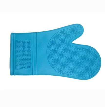 Kitchen Basics Silicone Oven Mitt - Aqua