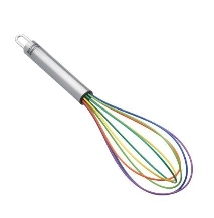 Kuhn Rikon Whisk - 8" Silicone Rainbow