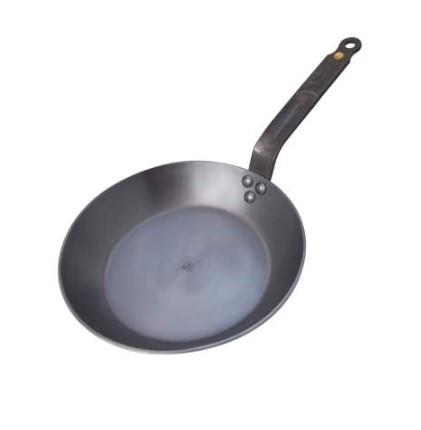 De Buyer 10.25" Mineral B Carbon Steel Fry Pan