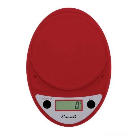 Escali Primo Digital Scale - Red