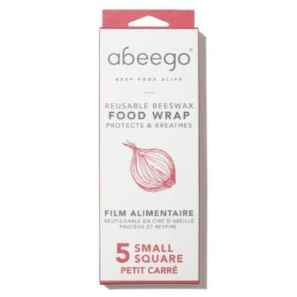 Abeego Bees Wax Food Wraps Small Set Of 5