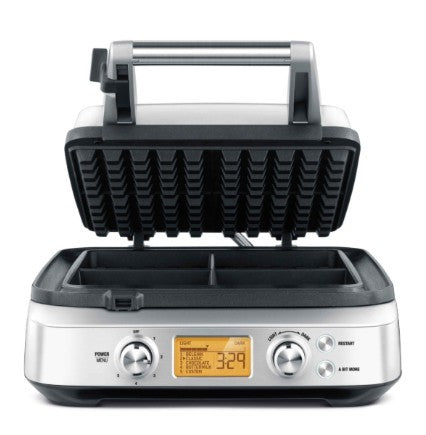 Breville The Smart Waffle™ Pro 4 Slice - Brushed Stainless Steel