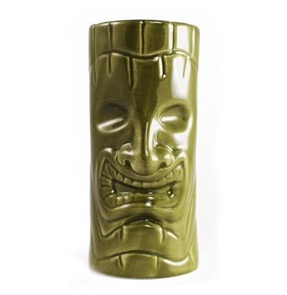 Green Grin Tiki Mug