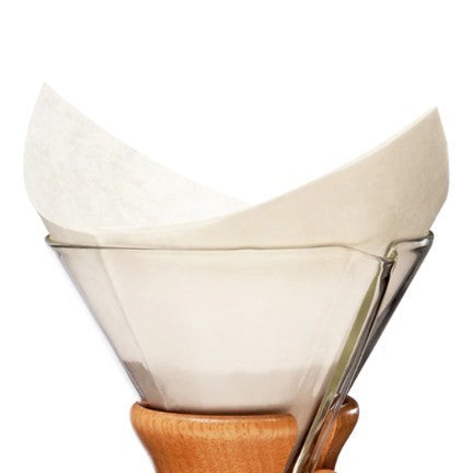 Chemex Filters Prefolded Square Bleached
