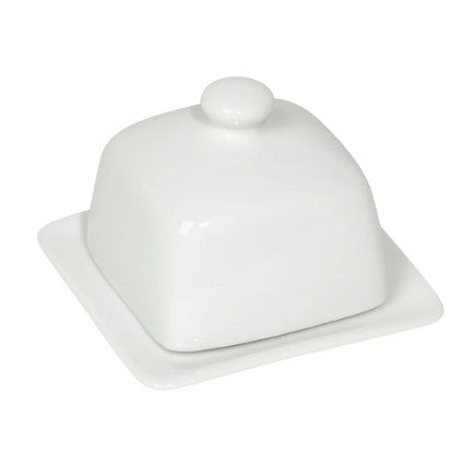 Now Designs Butter Dish - Square White