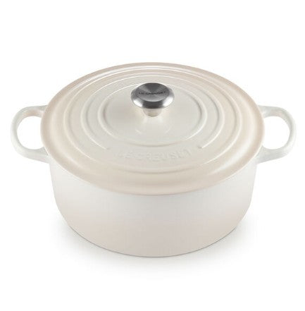 Le Creuset Round Dutch Oven - 6.7L Meringue