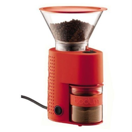 Bodum Bistro Burr Coffee Grinder - Red