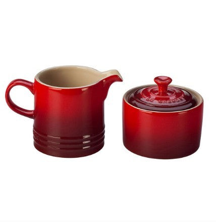 Le Creuset Cream & Sugar Set - Classic Cerise