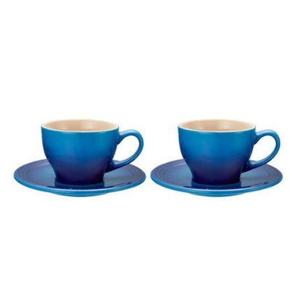 Le Creuset Cappuccino Cups - Set of 2 Classic Blueberry