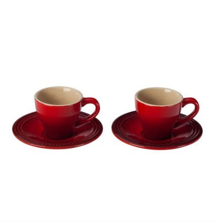 Le Creuset Classic Espresso Cups - Cerise