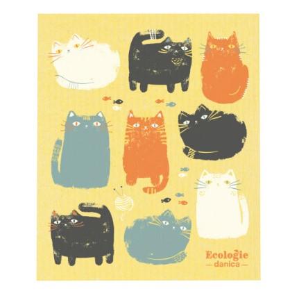 Ecologies Purrfect Pals Swedish Sponge Cloth