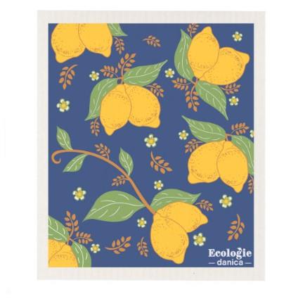 Ecologies Provencal Lemons Swedish Sponge Cloth