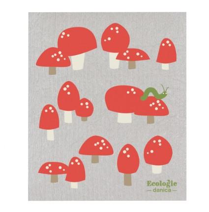 Ecologies Totally Toadstool Swedish Sponge Cloth