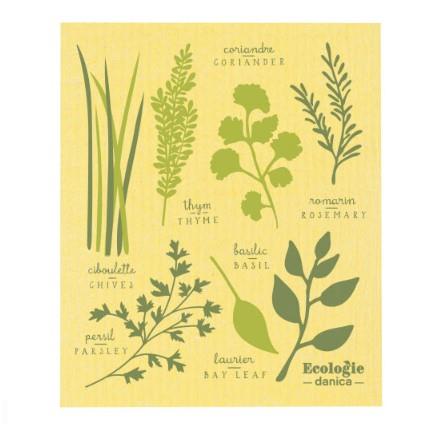 Ecologies Les Fine Herbs Swedish Sponge Cloth