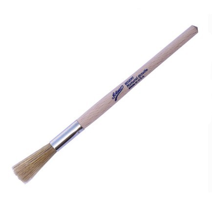 Ateco Pastry Brush - .4” Round White Boar Bristle