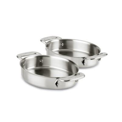 All-Clad Stainless Mini Oval Bakers Set Of 2