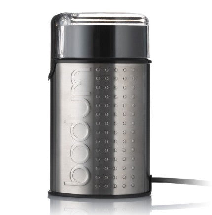 Bodum Bistro Blade Coffee Grinder - Matt Silver