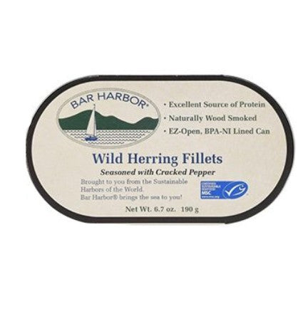 Bar Harbor Herring with Cracked Pepper 190g