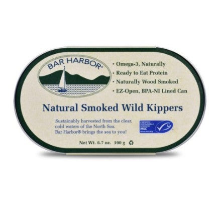 Bar Harbor Natural Smoked Wild Kippered Herring 190g