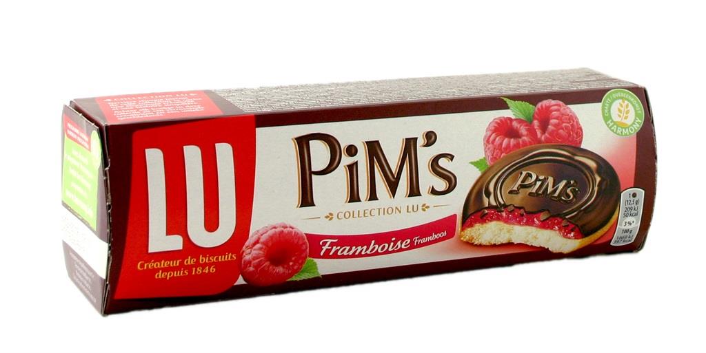 Lu Pims Raspberry Biscuits - 150g