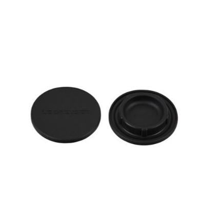 Le Creuset Silicone Mill Caps Set of 2 Black