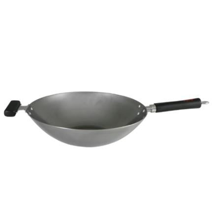 Dexam Carbon Steel Wok With Phenolic Handle - 14"