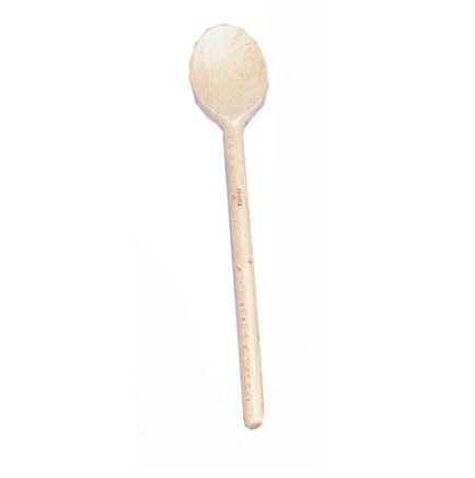 Browne Deluxe Wooden Round Spoon 10"
