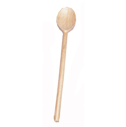 Browne Deluxe Wooden Round Spoon 12"