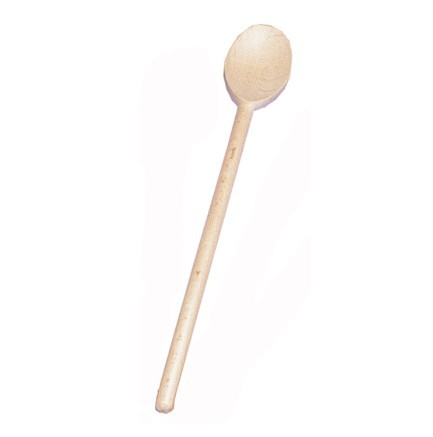 Browne Deluxe Wooden Round Spoon 14"