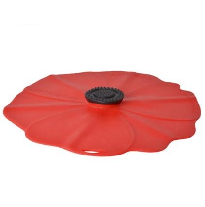 Charles Viancin Floral Poppy Silicone Lid - 13"