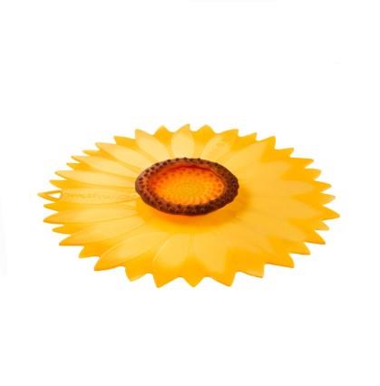 Charles Viancin Floral Sunflower Silicone Lid - 6"