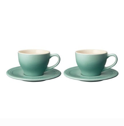 Le Creuset Cappuccino Cups - Set of 2 Classic Sage