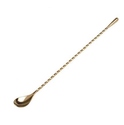 Teardrop Barspoon 30cm Gold