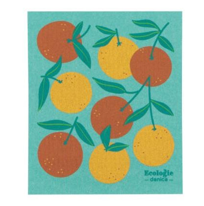 Ecologies Oranges Swedish Sponge Cloth